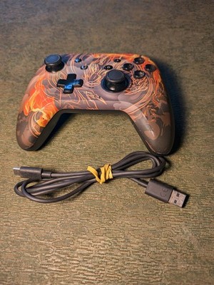 Redstorm ESM 4108 Orange & Black Dragon Controller Nintendo Switch PC Android