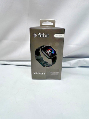 Fitbit Versa 4 Smartwatch+GPS-Graphite Aluminum Case/Black inf band(Small/Large)