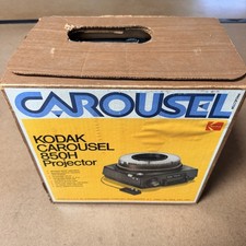 Kodak Carousel 850H Slide Projector Black Auto Focus Timer Remote USA Tested