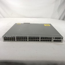 Cisco WS-C3850-12X48UL 3850 12x 48 UPoE 48-Port Network Switch w/ C3850-NM-4-10G