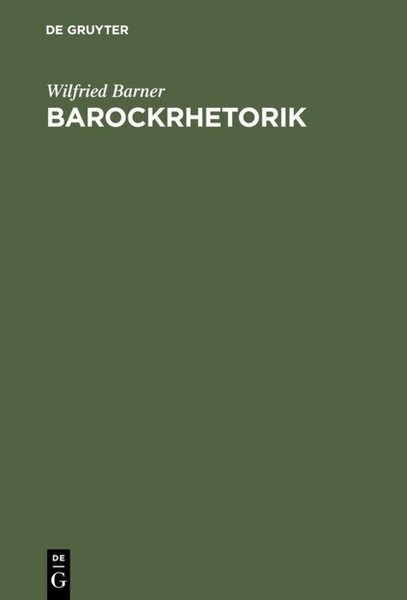 Barockrhetorik Wilfried Barner-image
