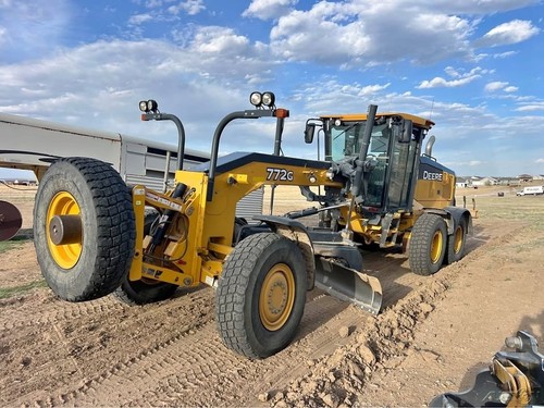 2017 John Deere 772G Motor Grader AWD 10,813 Hrs EROPS Heat/AC Stock#343287