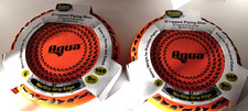 G'ripped Flying Discs Set of 2 Orange No Slip Grip Edge 9" New in Package