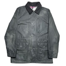 C.C. Filson Garment Cover Cloth Mile Marker Otter Green Wax Zip Up Jacket