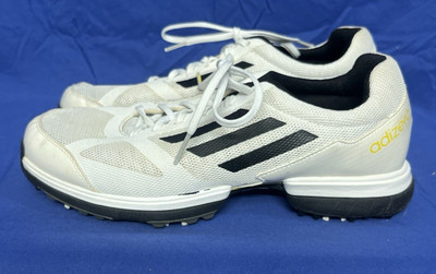 ADIDAS Adizero Sprint Web WHITE/BLACK Sprint Frame GOLF SHOES Men's sz 9