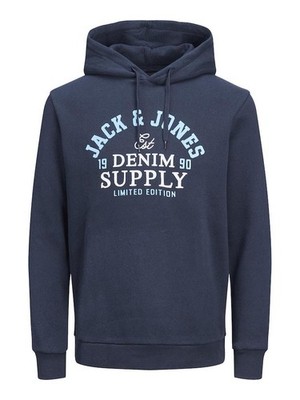 JACK&JONES Herren hoodie Pullover Sweater JJELOGO SWEAT HOOD 2 COL NOOS PLS