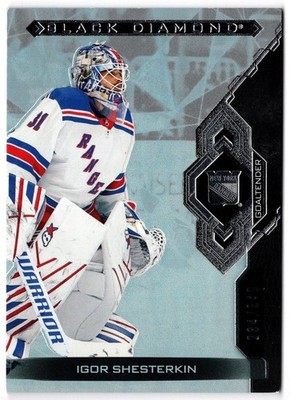 2022-23 Upper Deck Black Diamond IGOR SHESTERKIN BDB-IS /349 New York Rangers UD