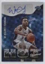 2022-23 Panini NBA Hoops Hot Signatures Hyper Gold Wendell Carter Jr Auto 15wb