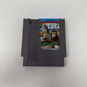 Nintendo NES Toki Manual Poster Styrofoam Box Complete Tested Authentic CIB Tait