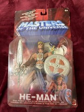 New  2001 HE-MAN IRON CROSS VARIANT 200x Figure Masters of the Universe MOTU