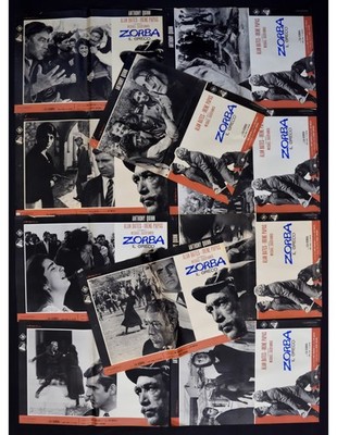 fotobuste ZORBA IL GRECO alan bates irene papas anthony quinn F400