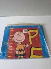 Vintage Peanuts Snoopy/Charlie Brown Growth Chart NEW