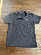 Psycho Bunny Pique Polo Shirt Sz 5 Blue Classic Pima Cotton Made in Peru