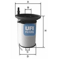UFI 26.052.00 Dieselfilter FüR Fiat 500X Tipo Doblo Panda Alfa Romeo Giulietta