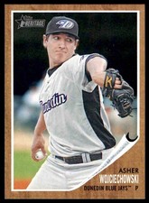 2011 Topps Heritage Minor League Asher Wojciechowski Dunedin Blue Jays #186