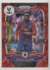 2021-22 Panini Prizm Premier League Red Ice Jeff Schlupp Jeffrey #291 1p5