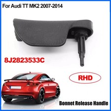 black bonnet release handle RHD For Audi TT MK2 2007-2014  8J2823533C 4PK