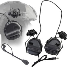 Atairsoft Tactical Headset Unlimited Power Intercom Microphone Waterproof