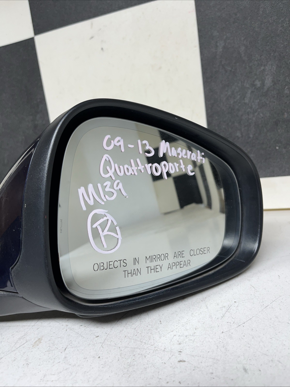 09 10 11 12 2013 Maserati Quattroporte M139 Right Side Mirror Used Oem 980139654