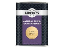 Liberon Natural Finish Floor Varnish Clear Matt 1 litre