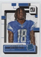 2022 Panini Donruss Rated Rookie Canvas Portrait Jameson Williams #308 1hp0