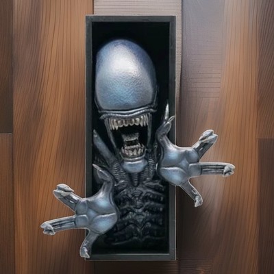 1x 7.5” Alien Xenomorph Bookend Figurine Statue Sci-Fi Movie ...