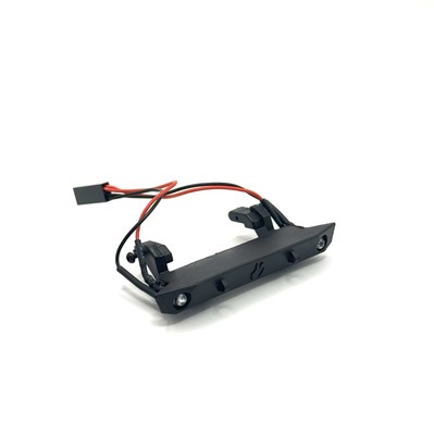 Axial SCX24 Jeep Wrangler/Gladiator Front Bumper W/ LEDS - Original