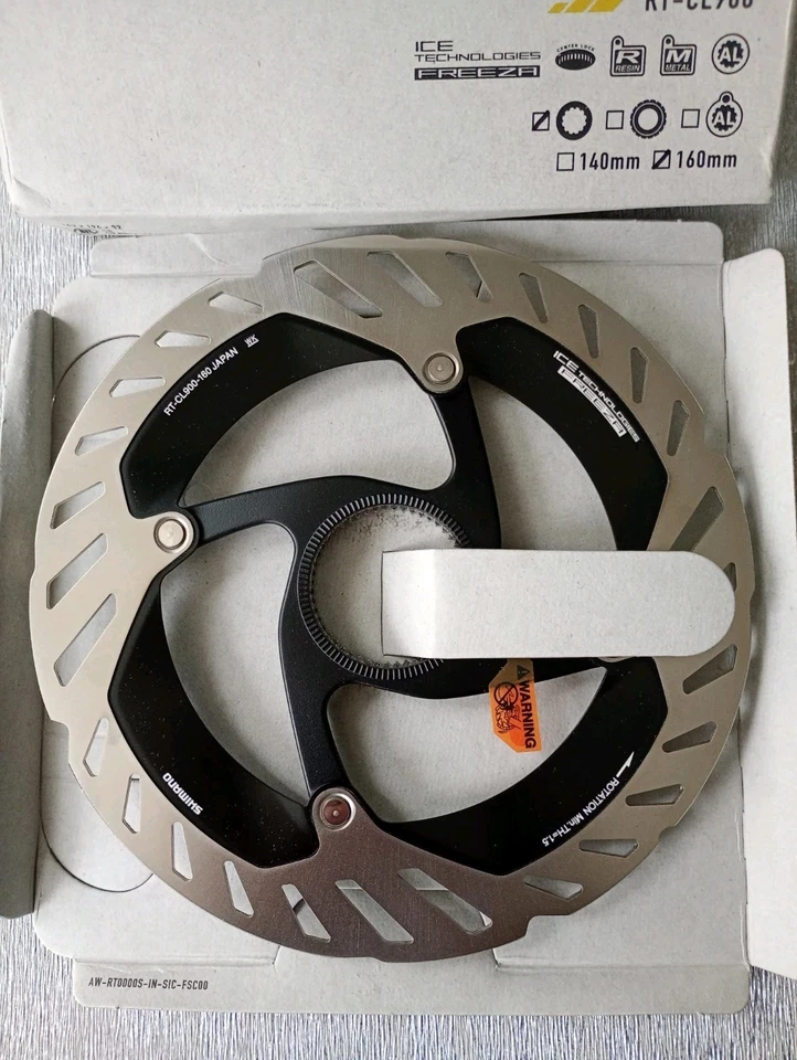 Shimano XTR / DURA ACE RT-CL900 Ice Tech Centre Lock Disc Brake Rotor 160mm z900 - Image 3 of 4