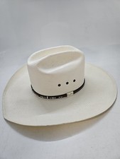 George Strait by Resistol Hazer 10X Straw Cowboy Hat Size 6 7/8