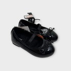 Jumping Beans Toddler Girl Size 6 Juniee Black Patent Ballet Flats Dress Shoes