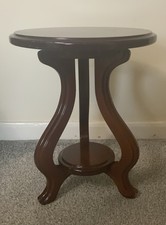Vintage Little Side Table In Oak
