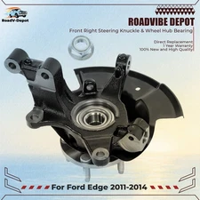 For Ford Edge 2011 2012 - 2014 Front Right Steering Knuckle & Wheel Hub Bearing