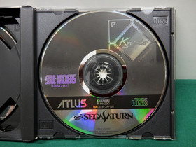 Sega Saturn Devil Summoner Soul Hackers -- outer box, postcard. JAPAN. SS. 18993