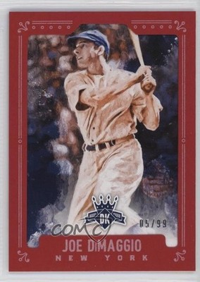 2017 Diamond Kings Variation Red Framed 5/99 Joe DiMaggio (No Long Sleeves) 3zh