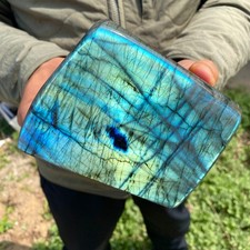 2.6LB Top Labradorite Crystal Stone Natural Rough Mineral Specimen Healing