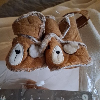 Top Paw Dog Sherpa Bear Booties: Small (4 Booties)