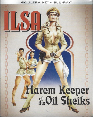 Ilsa: Harem Keeper of the Oil Sheiks (1976) (4K Ultra HD + Blu-ray) w/slip, NEW!