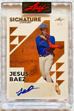 2023 LEAF SIGNATURE SERIES BASEBALL JESUS BAEZ AUTO BA-JB2 CARDINALS 1/1
