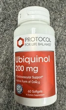 Protocol For Life Balance Ubiquinol 200 mg - 60 SOFTGELS EXP 3/2027