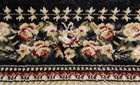 BLACK FRENCH ORIENTAL AREA RUG 6X8 Persien CARPET 023 - ACTUAL 5' 2" x 7' 2" — photo 3