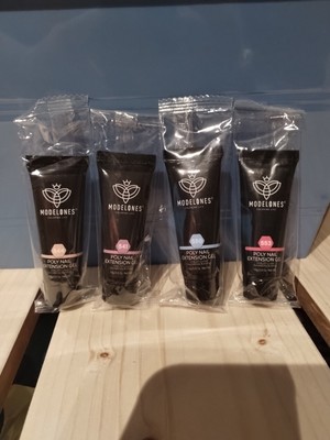 New Modelones Poly Nail Extension Gel 0.05oz - Lot of 4 - Assorted Color