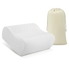 Travel Contour Memory Foam Pillow, Cervical Pillow for Neck Pain R...