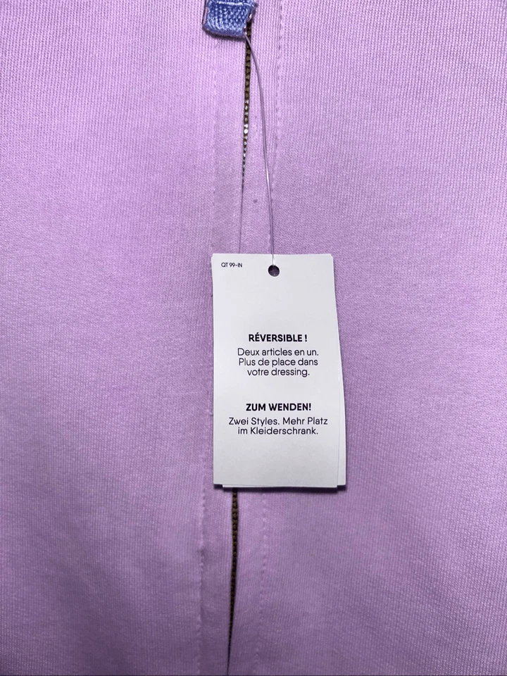 Land’s End Reversible Cremallera Polar Chaqueta con Capucha Talla 18H-20H Foto 3 de 4