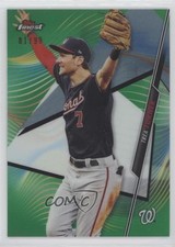 2020 Topps Finest Green Refractor 81/99 Trea Turner #26 0bt4