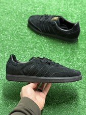 Adidas Samba OG Core Black Gold Metallic Mens JR0887 NEW Multi Sz