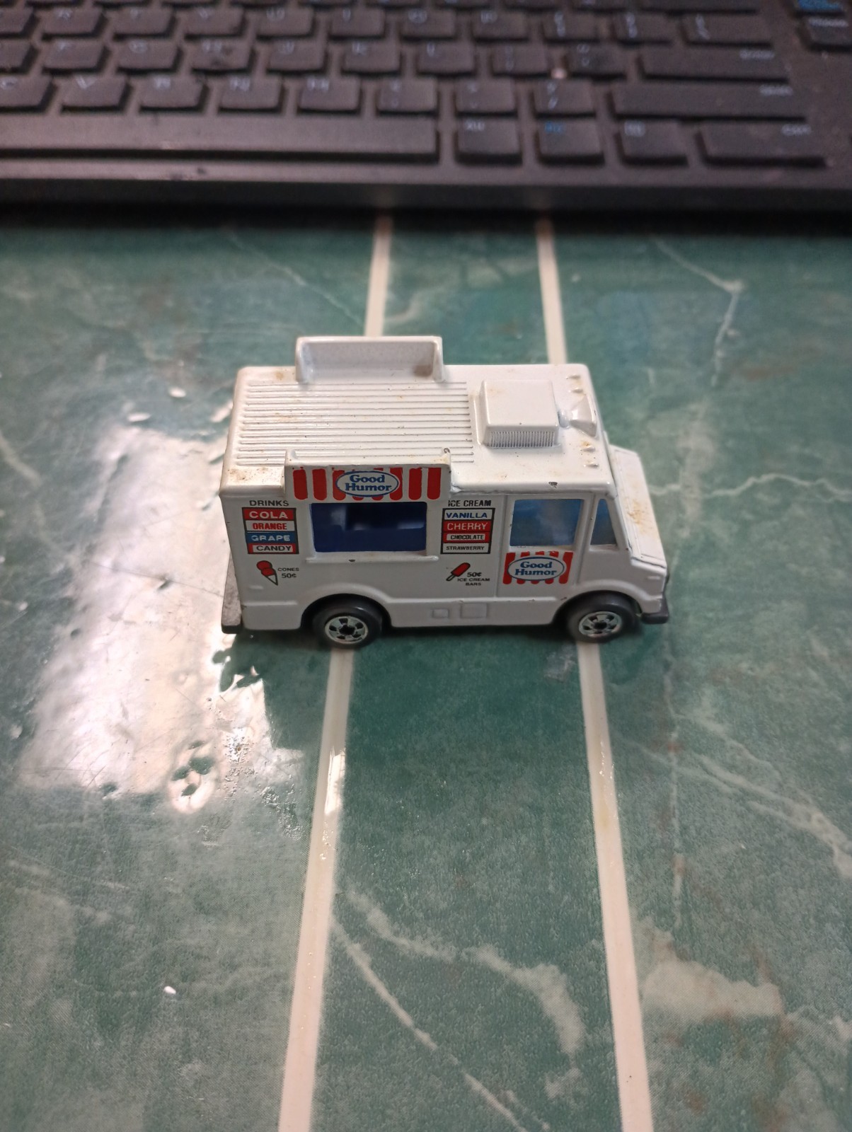 Vtg 1983 Mattel Hot Wheels Good Humor Ice Cream Truck Malaysia