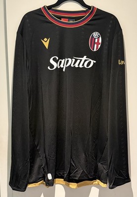 Bologna Macron MPerform Authentic LS Fourth Soccer Jersey Shirt Eu 4XL US 2XL