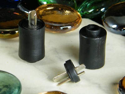 ♫ 2 FICHES DIN 2 BROCHES A SOUDER AMPLI ENCEINTES VINTAGE ♫