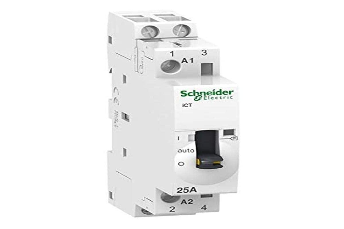 Contacteur Auxiliaire Schneider Acti9 ICT A9C21732 - 2P, 25A, 2NO, 230-240V - Neuf