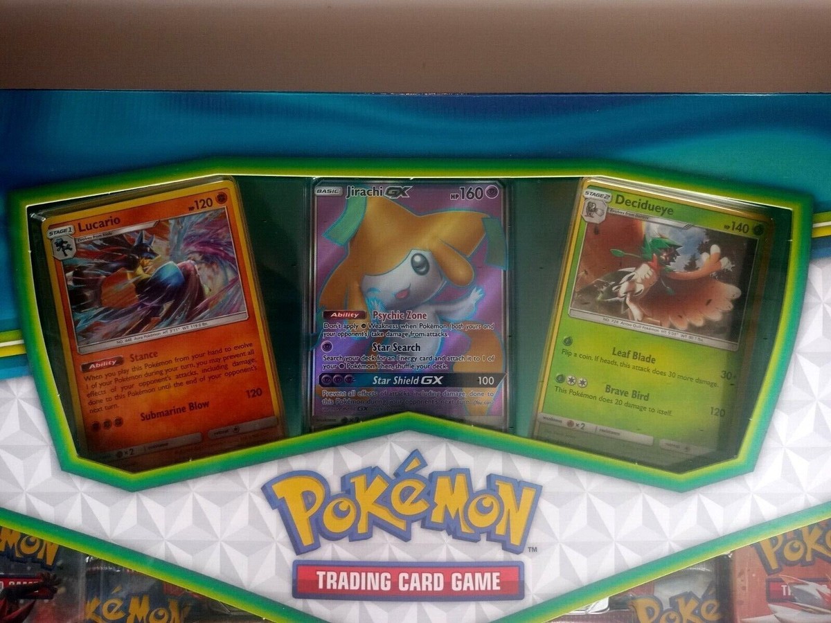 JIRACHI GX Collection Box - includes 10 Packs & 3 Promo Pokemon